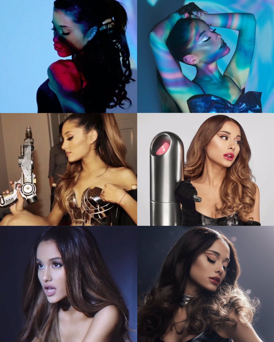 ariana grande referencing her own music videos is truly iconic.