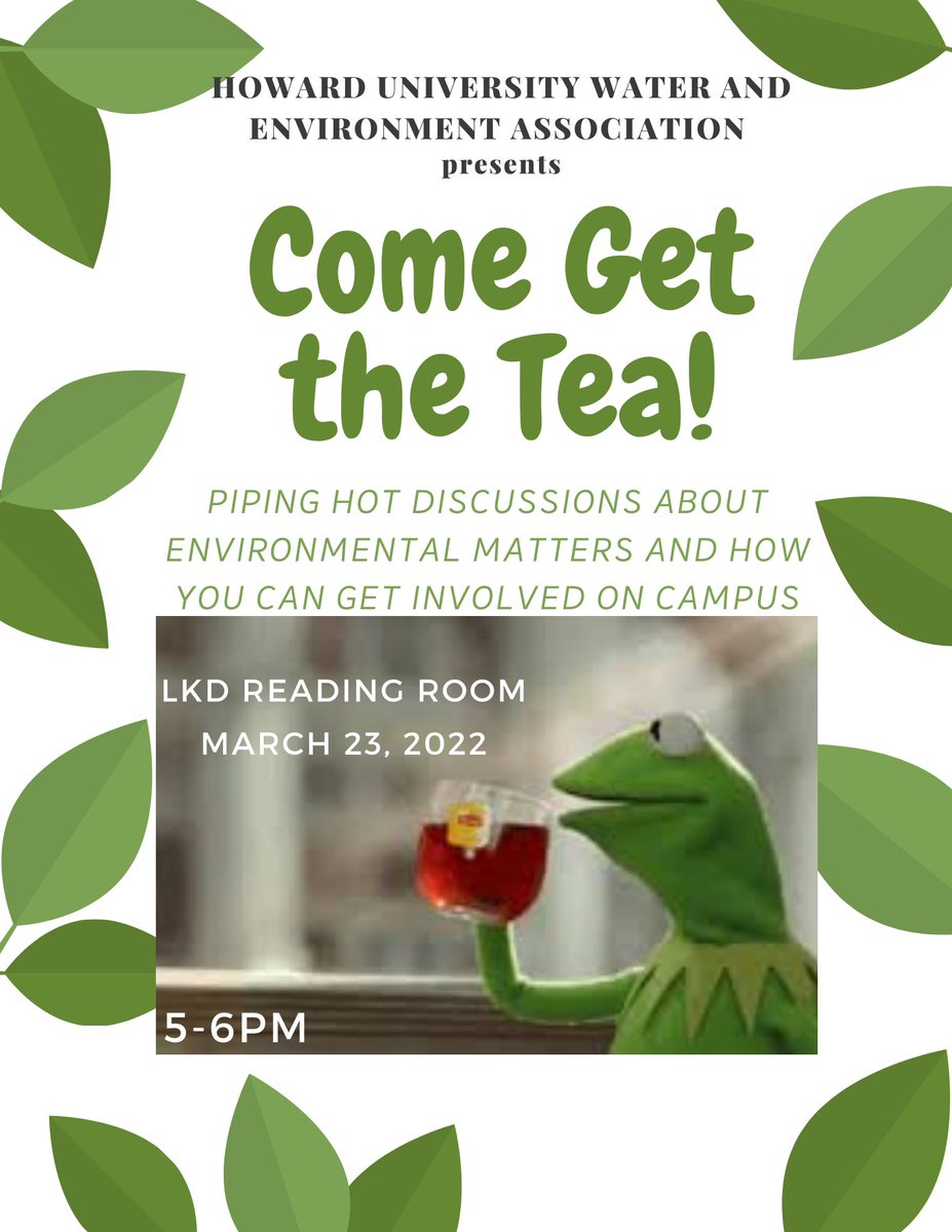 Howard University Water & Environment Association tweet media