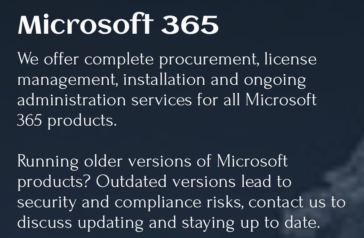 NetworksVyper's tweet photo. Are you looking for IT Provider to look after you Microsoft 365? #vypernetworks #itsupportlife #itsupportservices #itsupport #itsupportspecialist #cloudmigration #databackup #datarecovery #ransomware #websitesolutions #emailhostingservices https://t.co/hlZD6KrdIK