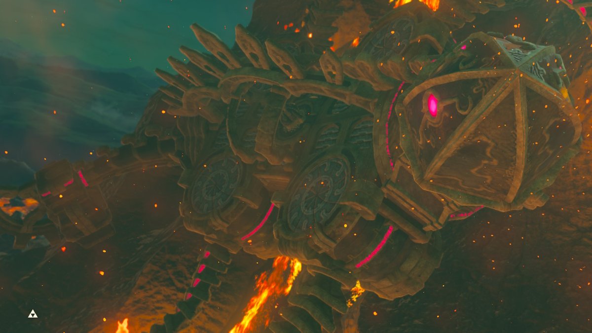 MaripocketGames's tweet photo. this month tho, I've played BoTW 😊
Look at this mighty divine beast, POG
still tooooo far from 100%, BUT progress has been made 😆💕
#BOTW  #ZeldaBotw https://t.co/UFrRwN5aaQ