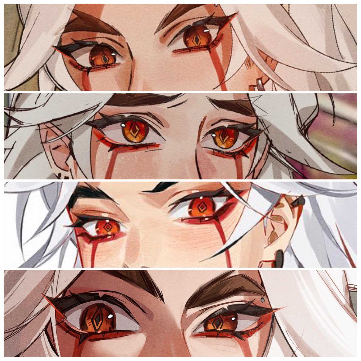 ggelus_'s tweet photo. Why do I draw Itto’s eyes different every damn time??🧍‍♀️ https://t.co/kSJYEak7Zn