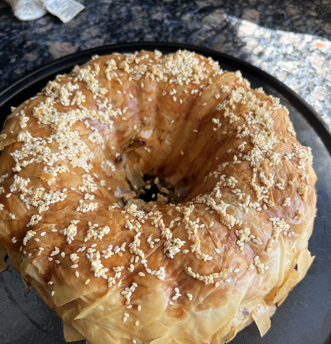cooking_kathy's tweet photo. Spinach and feta Bundt ➡️ deliciousness! 😋 https://t.co/Iq9l8BYr40