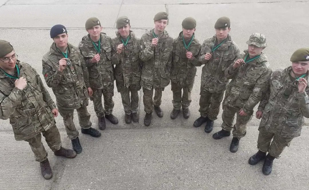 BedsHertsACF's tweet photo. Beds &amp; Herts Combat Cadet team return home with silver medals after a great weekend the @7thRats Combat Cadet Competition 2022!!! #bhacf #armycadetsuk #combatcadet https://t.co/XJwFmMv74O