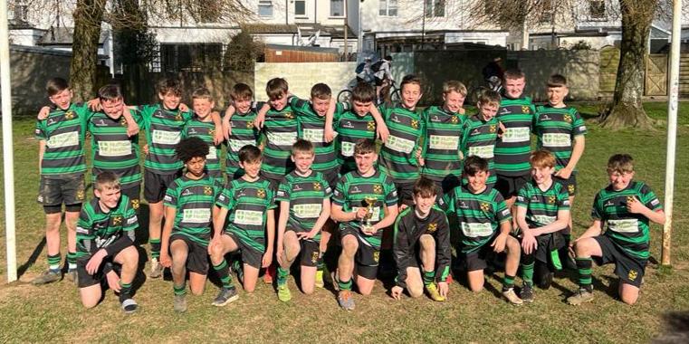 StPetersMandJ's tweet photo. Many thanks for Llandaff North @LNRFCHornets for hosting a wonderful @CardiffDistrict tournament. Huge congratulations to our u13s who came away with the cup! Well done to llanharan u13s @rfc_mini winning the plate https://t.co/gJJZ380Uh6