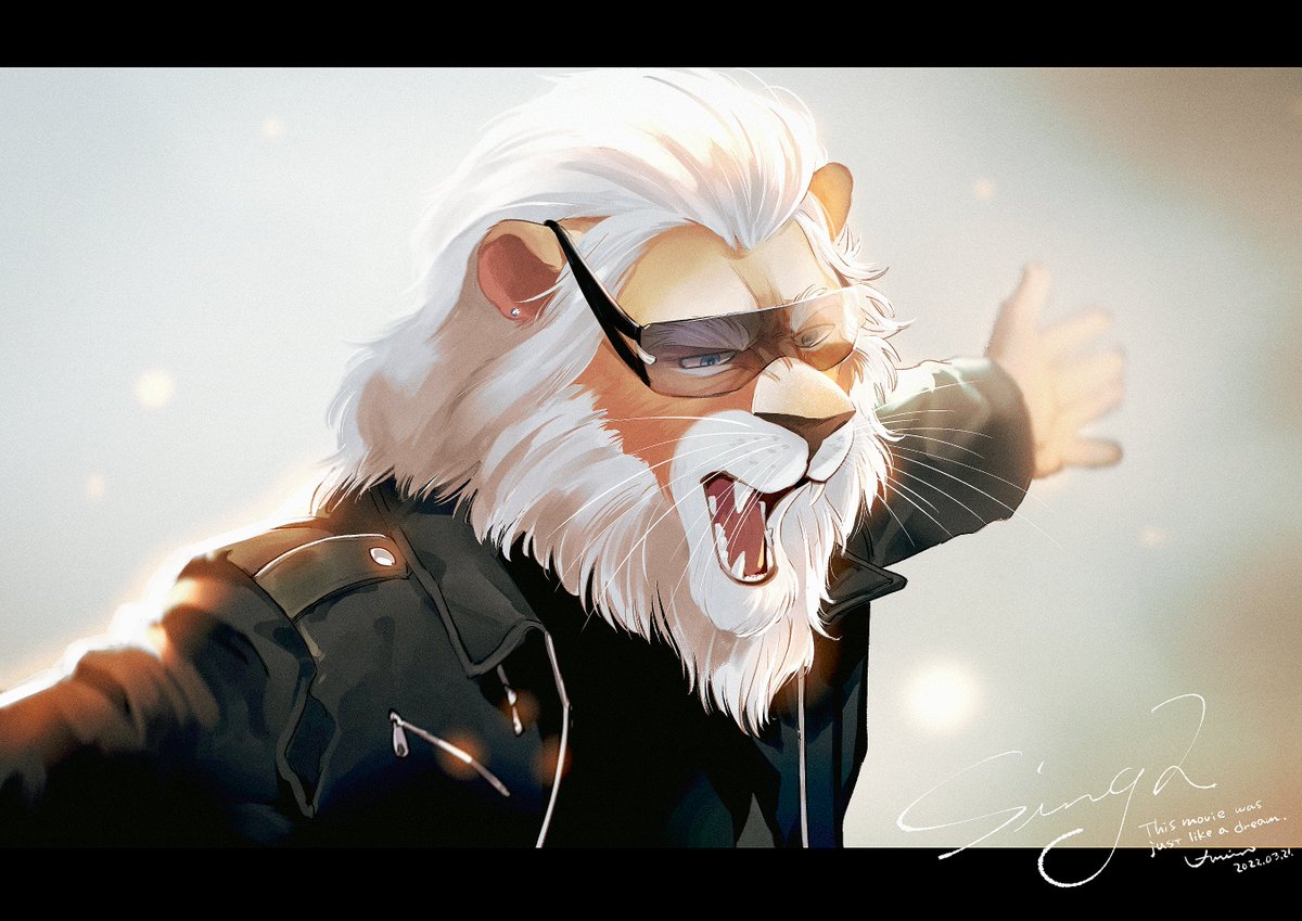 1boy male focus solo letterboxed white hair furry jacket  illustration images
