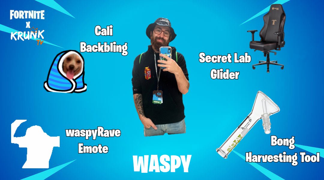 krunktvcom's tweet photo. JUST IN: Krunker Streamer @Waspybtw is in the Fortnite Chapter 3 Season 2 Battlepass ‼👀 

#krunker #krunkerio #FortniteSeason2 https://t.co/LBMfXTPeIZ