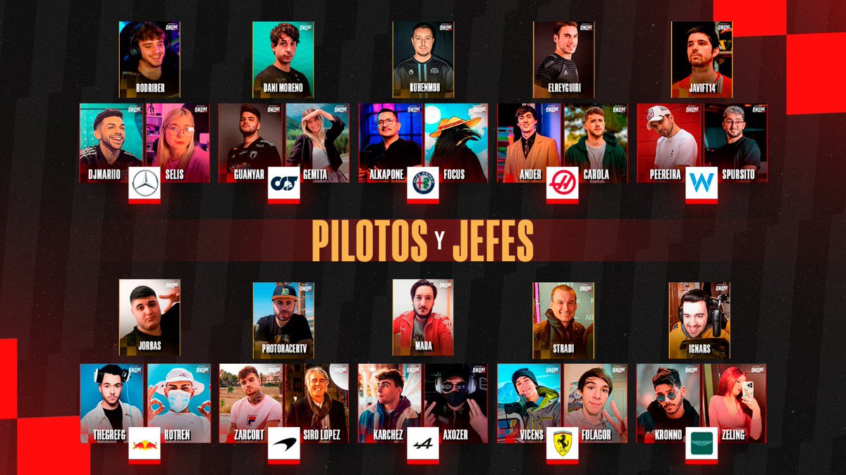 Esto va a ser muy épico. 

Mañana a las 16:00 🇪🇸 empezamos el Mundial de F1 Online. 

No os lo perdáis 
Twitch.tv/ampeterby7