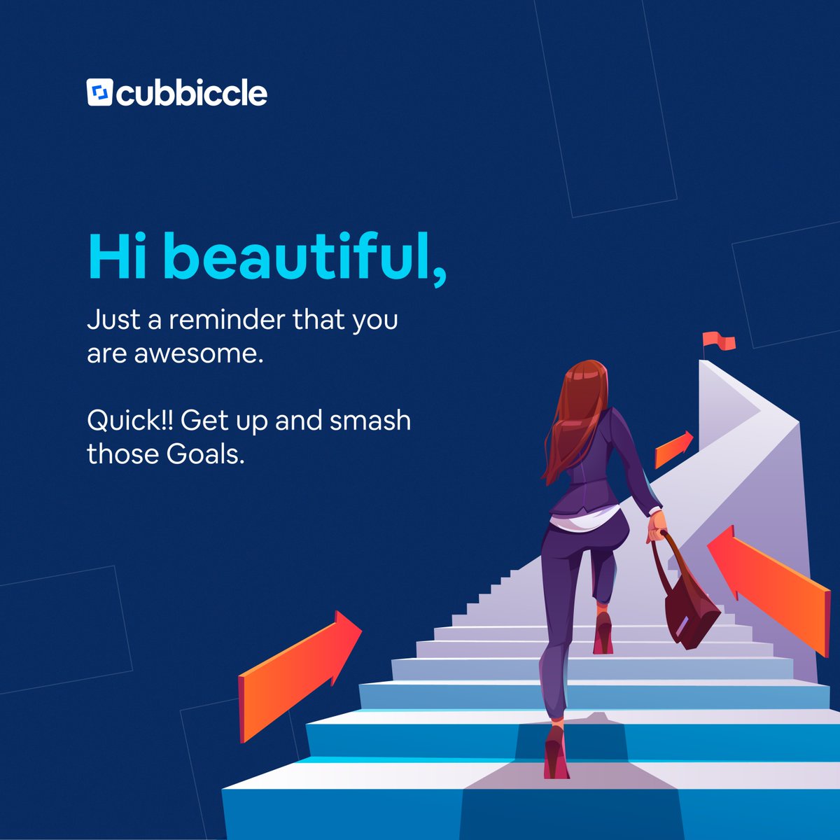 cubbiccle's tweet photo. Mondays are the best days to start right.
Let's smash those goals!!
Happy new week from all of us at Cubbiccle. https://t.co/imjWPd4Fvj