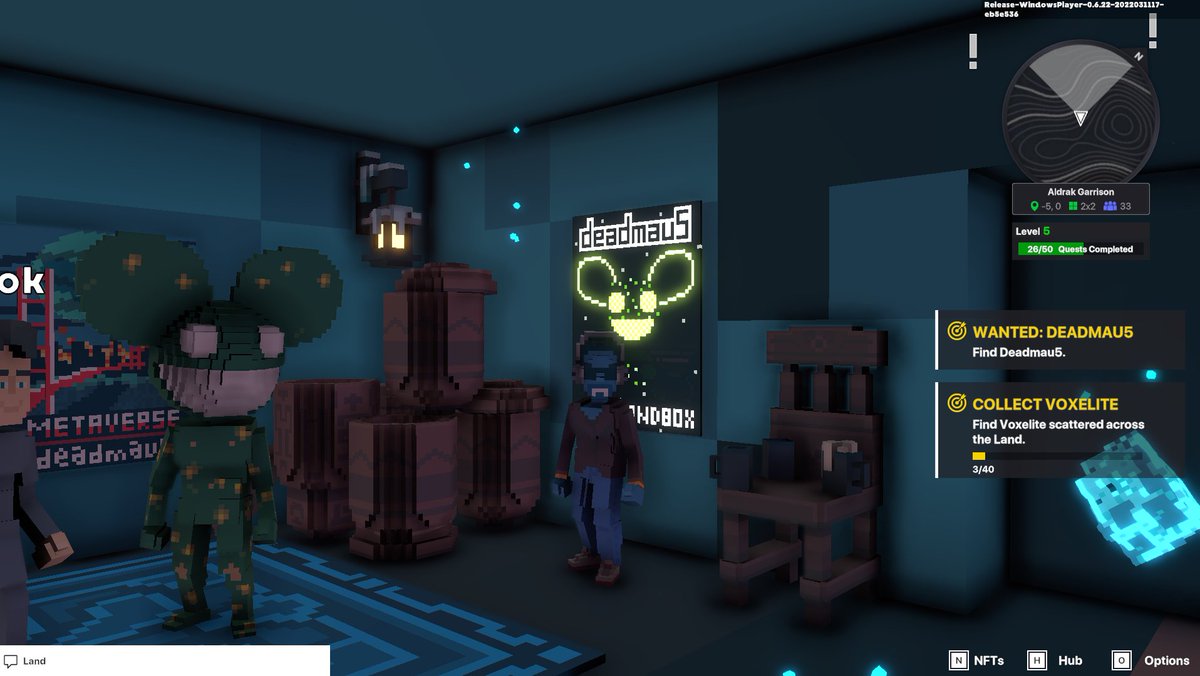 Peter06969262's tweet photo. @TheSandboxGame @deadmau5 I just participated in the daily #SandboxAlphaS2Contest for a chance to earn up to 1,000 $SAND! Starting March 17 - Selfie with Deadmau5. Check out my screenshot below!
👇 #SandboxAlphaS2 https://t.co/WuU0wGAg8F