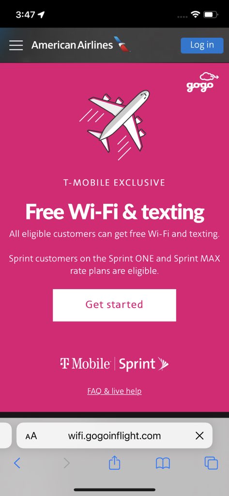 johnrjohnson2nd's tweet image. Thanks to @tmobile I’m 30,000 feet in the air and I’m connected to the internet ✈️🔥🔥🔥 #gogoinflight #magentamax