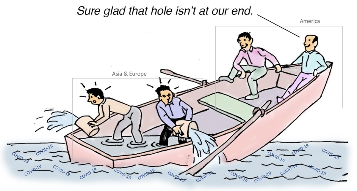 DrVenkySoundar's tweet image. Saying America need not worry about COVID-19 as the virus is only affecting Asia &amp;amp; Europe now seems like: