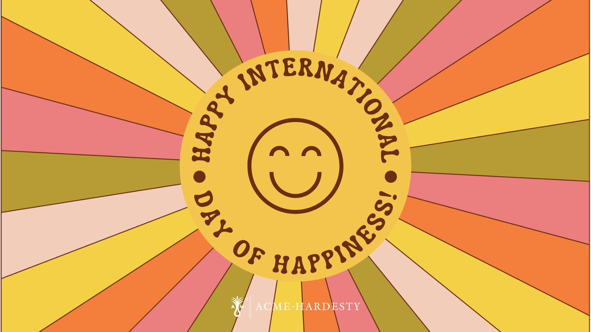AcmeHardestyCo's tweet photo. This year's theme for #InternationalDayOfHappiness is #ChooseToHelp, when we choose to take action to help others, they benefit, we benefit and we set an example of kindness that can ripple out into the world too. #AHCares 💙 https://t.co/YxdXAVxIuv