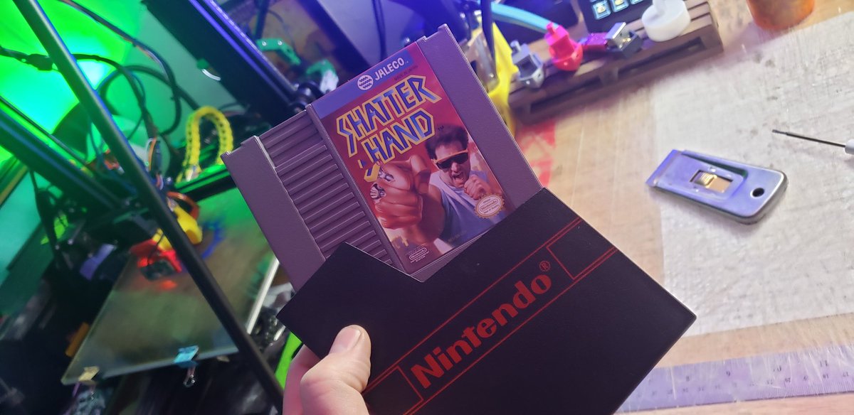 doubledropdown's tweet photo. We found a mint condition Shattered hand for #nes today! What's your favorite OG #Nintendo game? https://t.co/VaRJZo15td