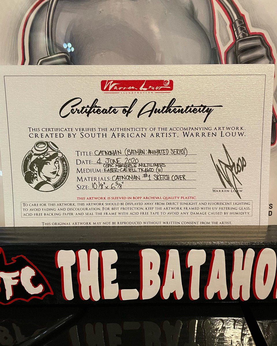 CBfiendclub's tweet photo. #sketchcoversunday our #cbfceastchapter brother/ Co creator of this club @scline138 has a Catwoman sketch cover done by one of the best newer artist @artofwarrenlouw @CGCComics 9.8!
Show some great Louw pieces!!
#CGC #Catwoman #TheBatman #warrenlouw #CBFC #comicbookfiendclub https://t.co/YLWcZQamdC
