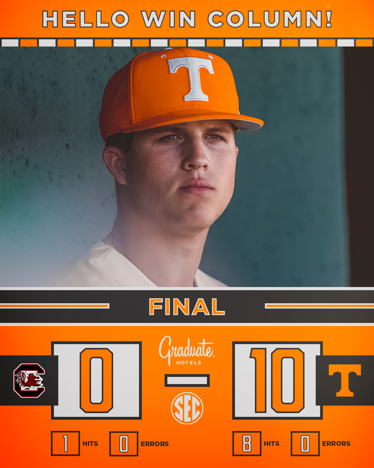 Tennessee Baseball on Twitter "Whole squad balled out GBO // VolsWin