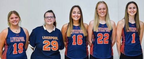 Our #2022 seniors repping gorgeously at media day! <a href="/LCSDAthletics/">Liverpool Athletics</a> @LpoolGirlsLax