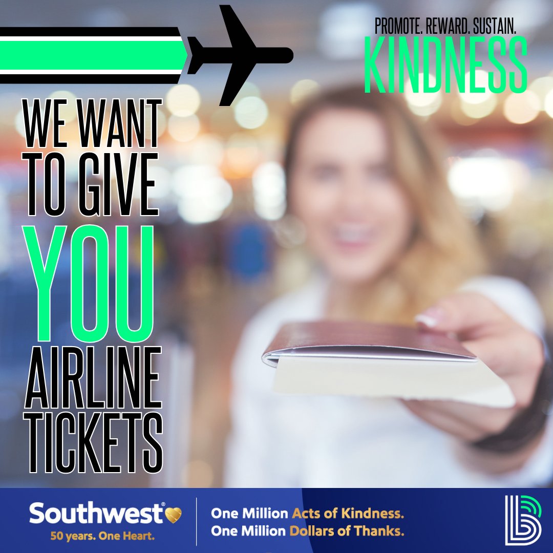 BBBSIC is giving away airline ticket e-passes, courtesy of Southwest! 

Find out how you can get airline tickets at: bbbsislandcounty.org/kindness 

#whidbeystrong #biggertogether #ittakesavillage #pnw #SouthwestHeart #HeartinAction #Southwest50 #LittleActsBigKindness #free