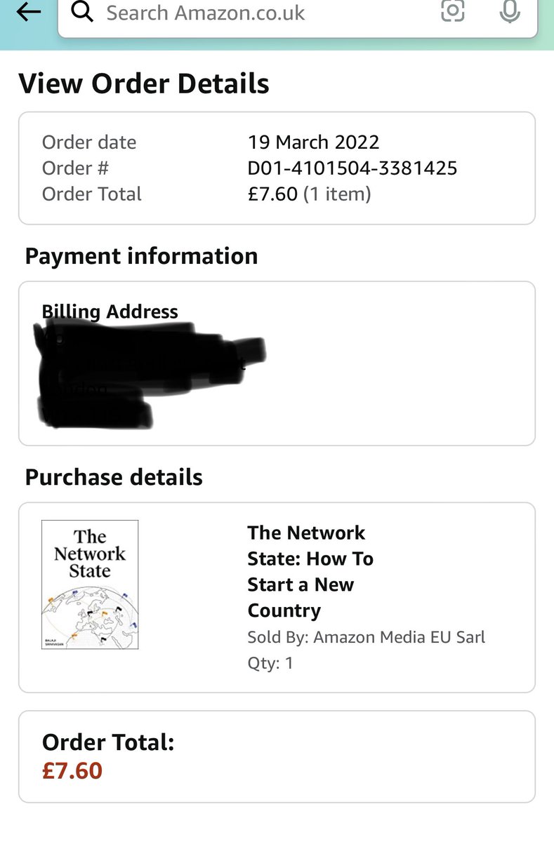 Swaneetsingh's tweet photo. @balajis Ordered and can’t wait to read it! (swaneet.eth) https://t.co/OYYkg4Gonf