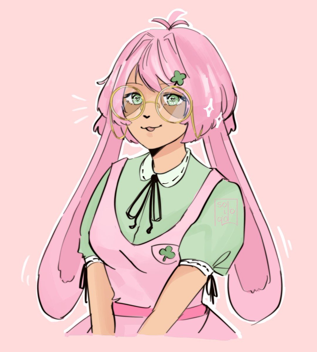 kunehomiso's tweet photo. thank you for coming to my debut! 🌷🍀 go get your boba now!!

i was nervous but you guys made me so comfortable and happy! 🥺

also here’s a lil kuneho that @soliloqueued drew for me!! 

ʚ✿┃#Vtuber | #ENVtuber | #VTuberUprising |#kuneART┃ஐɞ https://t.co/00SnJl5bdy