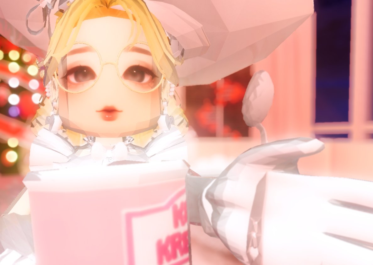 Tw1lightShAdow's tweet photo. Well- Just being in my apartment. Getting a sugar rush while eating a lot of strawberry ice cream-. #royalehighoutfits #royalehighphotoshoot #royalehigh https://t.co/347E2ysGKb