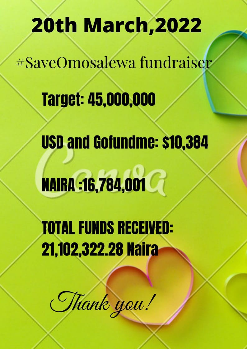 ijebu_garri's tweet photo. Thank you all for your kindness!!! #SaveOmosalewa https://t.co/4HWGO19JTA