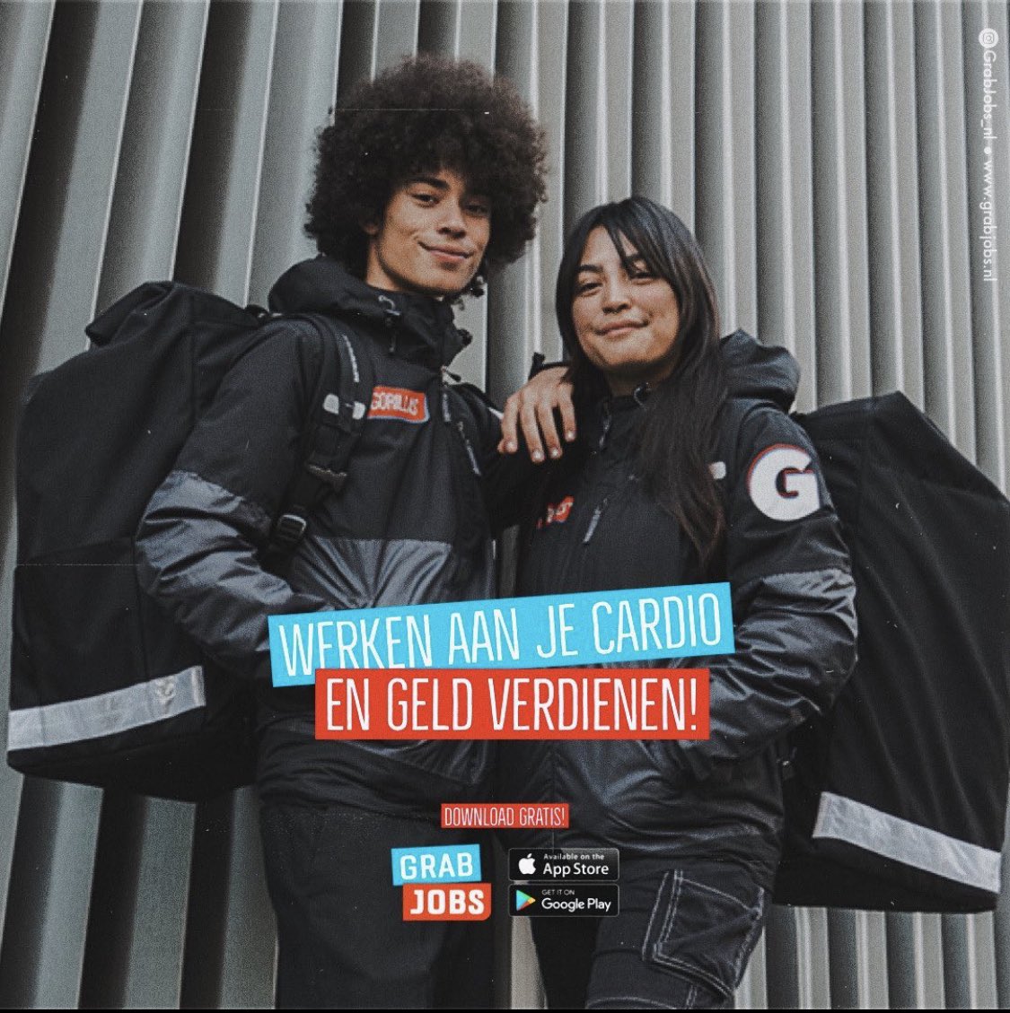 GrabJobsNL's tweet photo. Ben jij actief? Wil je goed geld verdienen en je eigen tijd bepalen?

Word E-Bike Rider! Woon jij in Den Haag, Amsterdam, Rotterdam of Utrecht, solliciteer direct via de #Grabjobs app en ga direct aan de slag.

@getir_nl @GRidercrew @gorillasapp @goflink https://t.co/PhItKpRZP6