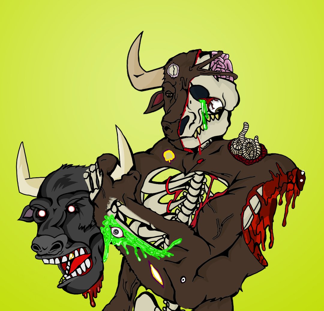 RippedbullCClub's tweet photo. HERE COMES THE ZOMBIE #SneakPeek  WITH A BULLISH NEWS
THE #roadmap  WILL BE LIVE SOON !!! 🔥🔥

#rbcc #nft #opensea #zombie #zombieartwork https://t.co/ErdZiYPjGg