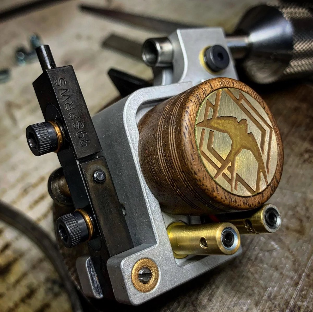 tmhough018's tweet image. Walnut motor covers milled on #bantamtools desktop CNC