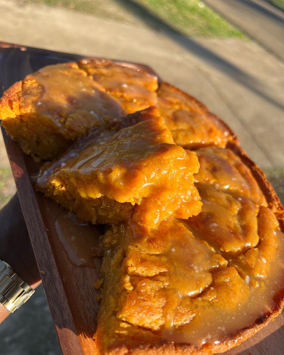 teslaRoadstar42's tweet photo. Sweet Potato Cornbread with a Honey Butter. https://t.co/5HwvZGfQO8