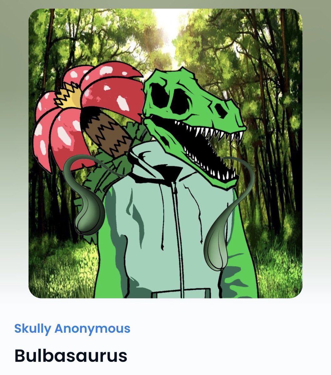 AmatyaVarun's tweet photo. Final gifts of the night were received from @LegitFreeNFT @Projectskully 

Appreciate this vibrant #Bulbasaurus and your exciting giveaways 

Thank you guys 💯 🙏 #SkullySquad https://t.co/Kjy3SShs3r