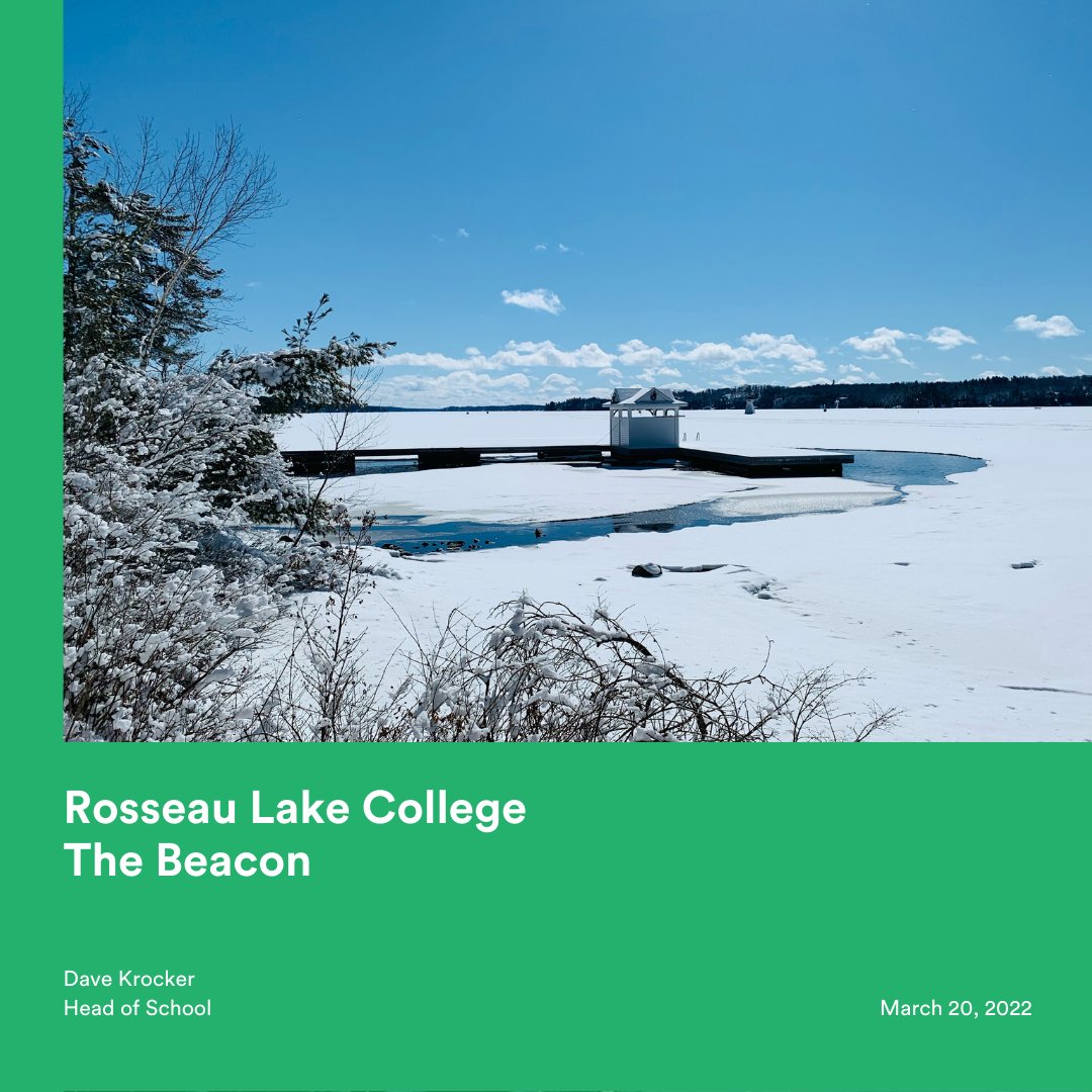 Hello spring! The Beacon: March 20 - March 26 - mailchi.mp/rosseaulakecol…