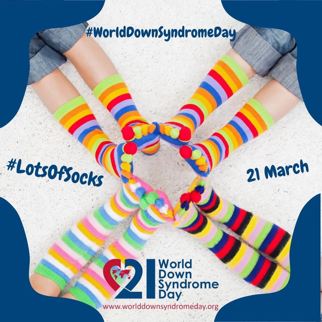 #rockyoursocks tomorrow to celebrate World Down Syndrome Day  2022. My little man and his extra chromosome light my life up everyday. So grateful and honoured to be his dad 💙💛 #WDSD22 #DownSydromeAwareness