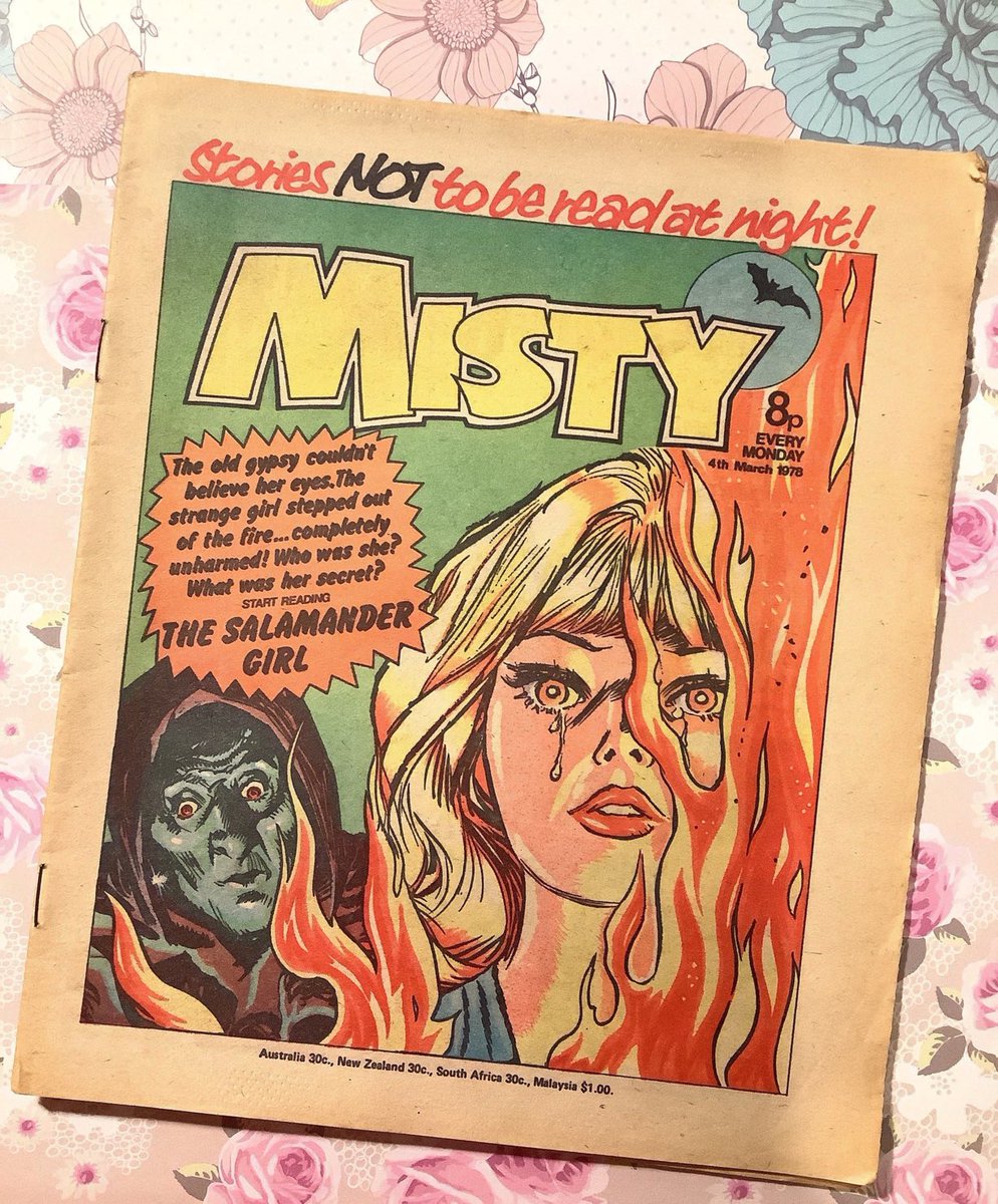 WatsonsVintage's tweet photo. A WONDERFUL Nostalgic Gift in my #etsyshop : EXTREMELY Rare Vintage From March 4th 1978 'Misty' Comic - Comic Strip Mystery Stories - Childhood Nostalgia -Fun, Retro 1978 Birthday Gift https://t.co/ERQOtaXtfp #MistyComic #RetroGift #VintageComic #MysteryStories #1978BirthdayGift https://t.co/Z6UbaNCj8L