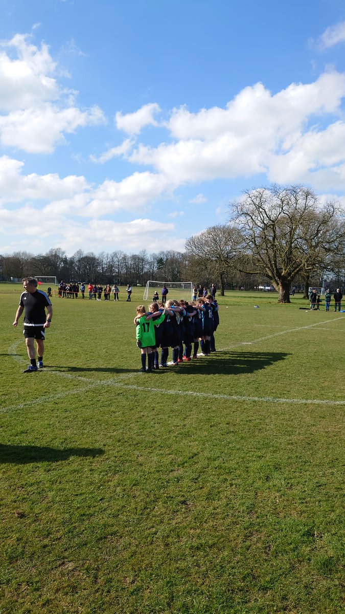 SianC007's tweet photo. Very proud of @lancon_girls U9s today who played in the semi-finals of the Cup Competition, winning a very tense penalty shoot out to get to the finals!!! My youngest was Captain and scored the first penalty with her big sister cheering her on! #thesegirlscan #girlsfooty https://t.co/tOYwclWKUH