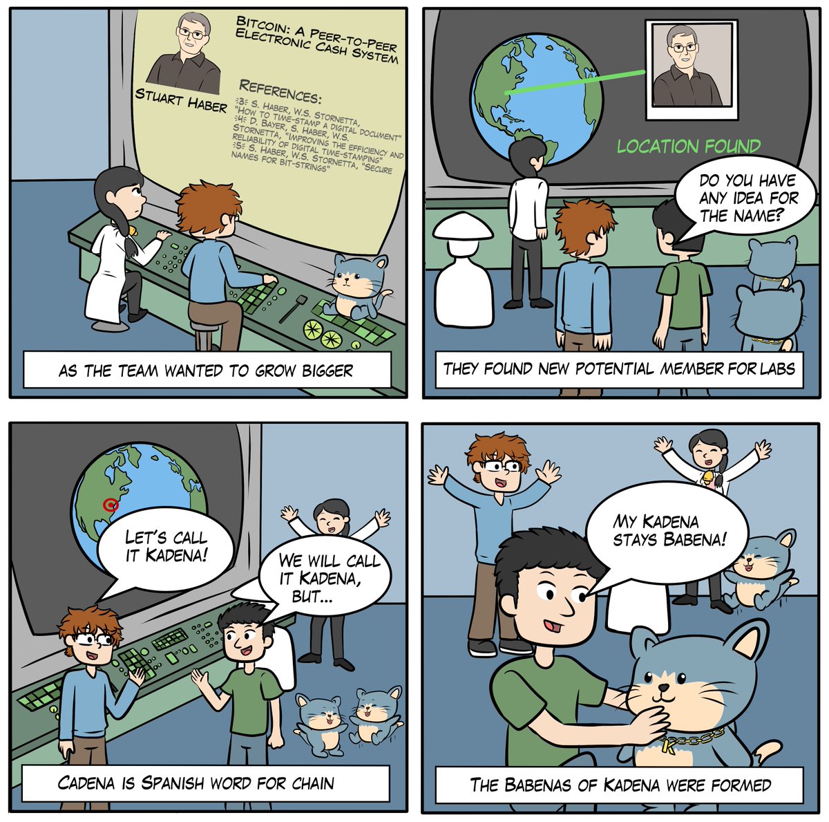 II Babenians 1:1
"My Kadena stays Babena"

All gospels: comic.babena.io