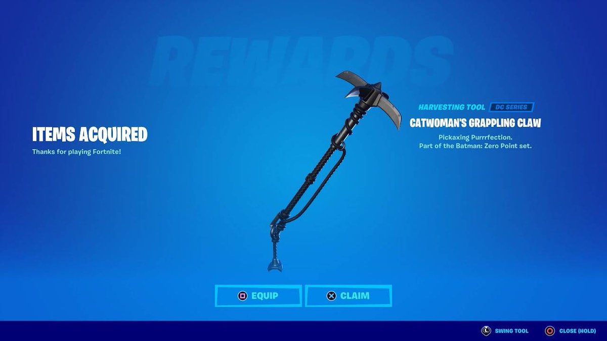 StripeLe's tweet photo. Giving away another Catwoman Pickaxe Code!!

- Follow
- Like
- RT

Picking in the next 12 hours! https://t.co/3v72APa1Ku