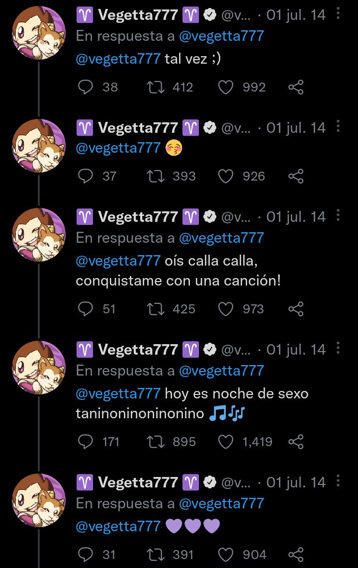 MichiLaBarbara's tweet photo. Vegetta lo predijo y no lo vimos. https://t.co/UekOeMoPt0