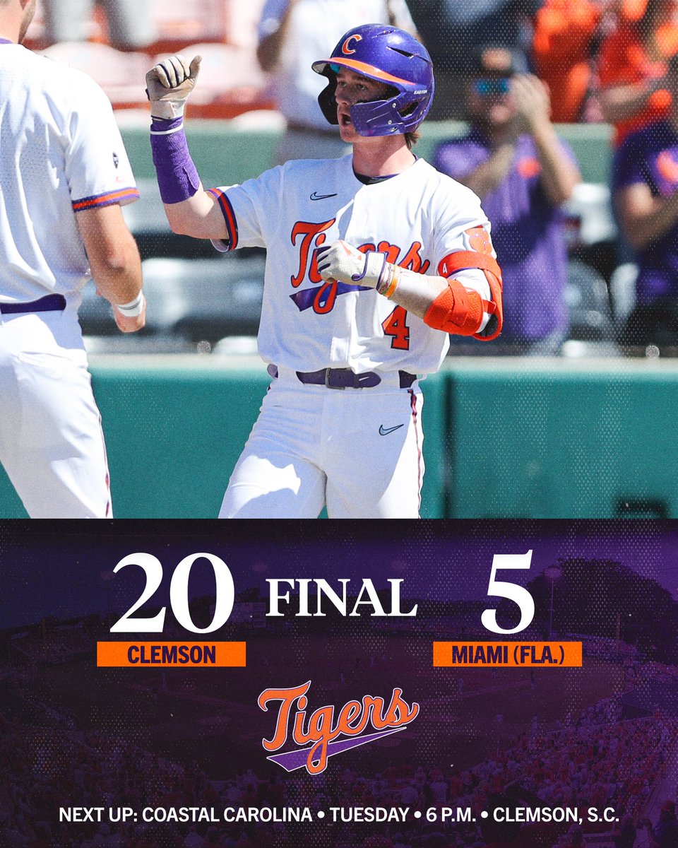 Clemson Baseball tweet media