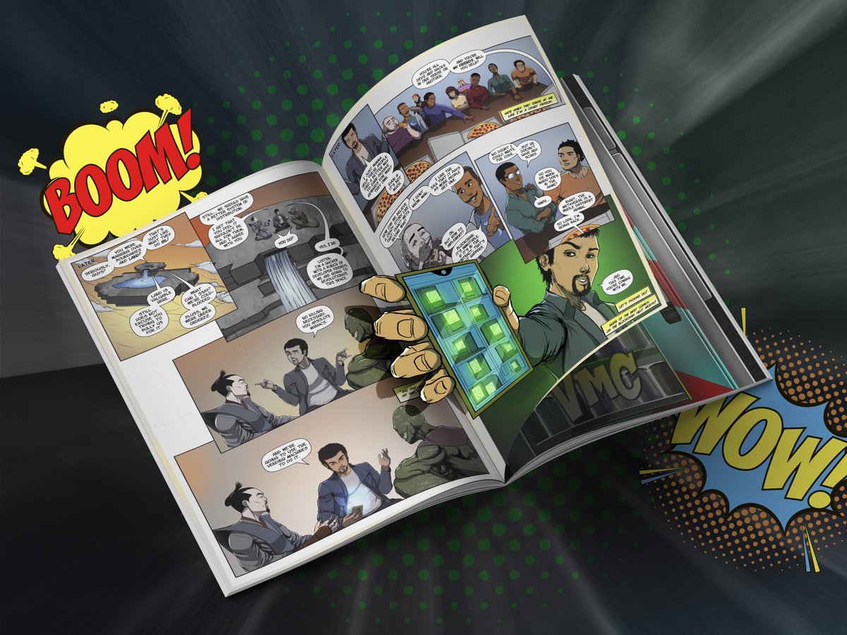 VendMachineNFT's tweet photo. Vending Machine Comics
So engaging that they seem to reach out just for you.
Which #VMComics were you airdropped during our first drop?
Mint our #VMNFTs to be airdropped even more VMC during our next #NFTdrop
https://t.co/fJrtfeXXM2
Like 👍 & Retweet ➡
#NFTArt #NFTWorld https://t.co/2XjnzIW1PI