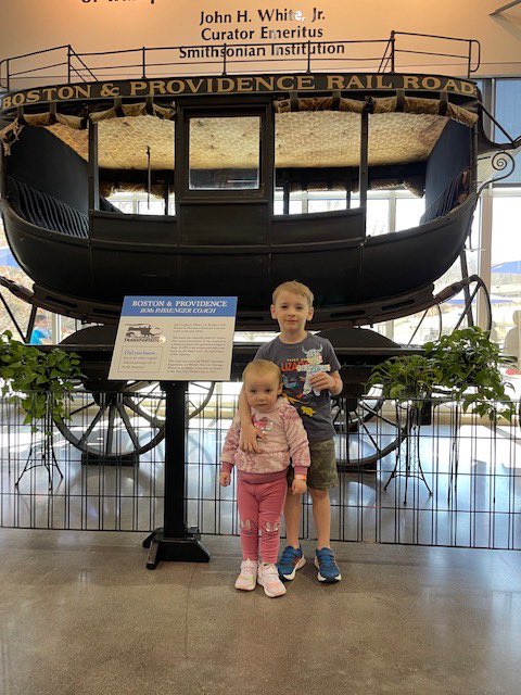 GreenParkLS's tweet photo. 🚂 Brody (KDG) took Flat Stanley the Viking to the The National Museum of Transportation this week on spring break to see all sorts of plains, trains, and automobiles. ✈️
#GPLS #discovergreenpark #StudentsofGreenPark #FlatStanleyTheViking #springbreak2022 #greenpark #tnmot https://t.co/BL0jYIu5cp