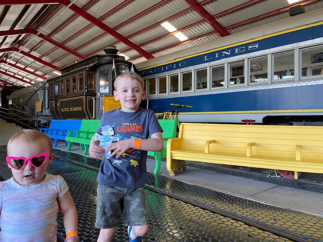 GreenParkLS's tweet photo. 🚂 Brody (KDG) took Flat Stanley the Viking to the The National Museum of Transportation this week on spring break to see all sorts of plains, trains, and automobiles. ✈️
#GPLS #discovergreenpark #StudentsofGreenPark #FlatStanleyTheViking #springbreak2022 #greenpark #tnmot https://t.co/BL0jYIu5cp