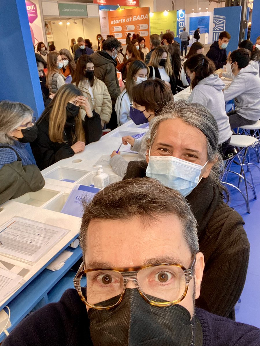 davidmilletbas's tweet photo. Ara sí! Gràcies a tots i totes les persones que heu confiat amb el servei d’assessorament en interessos professionals de @barcelonactiva dins de l’stand de la @UniBarcelona al @saloensenyament https://t.co/2gmPLB7IlO