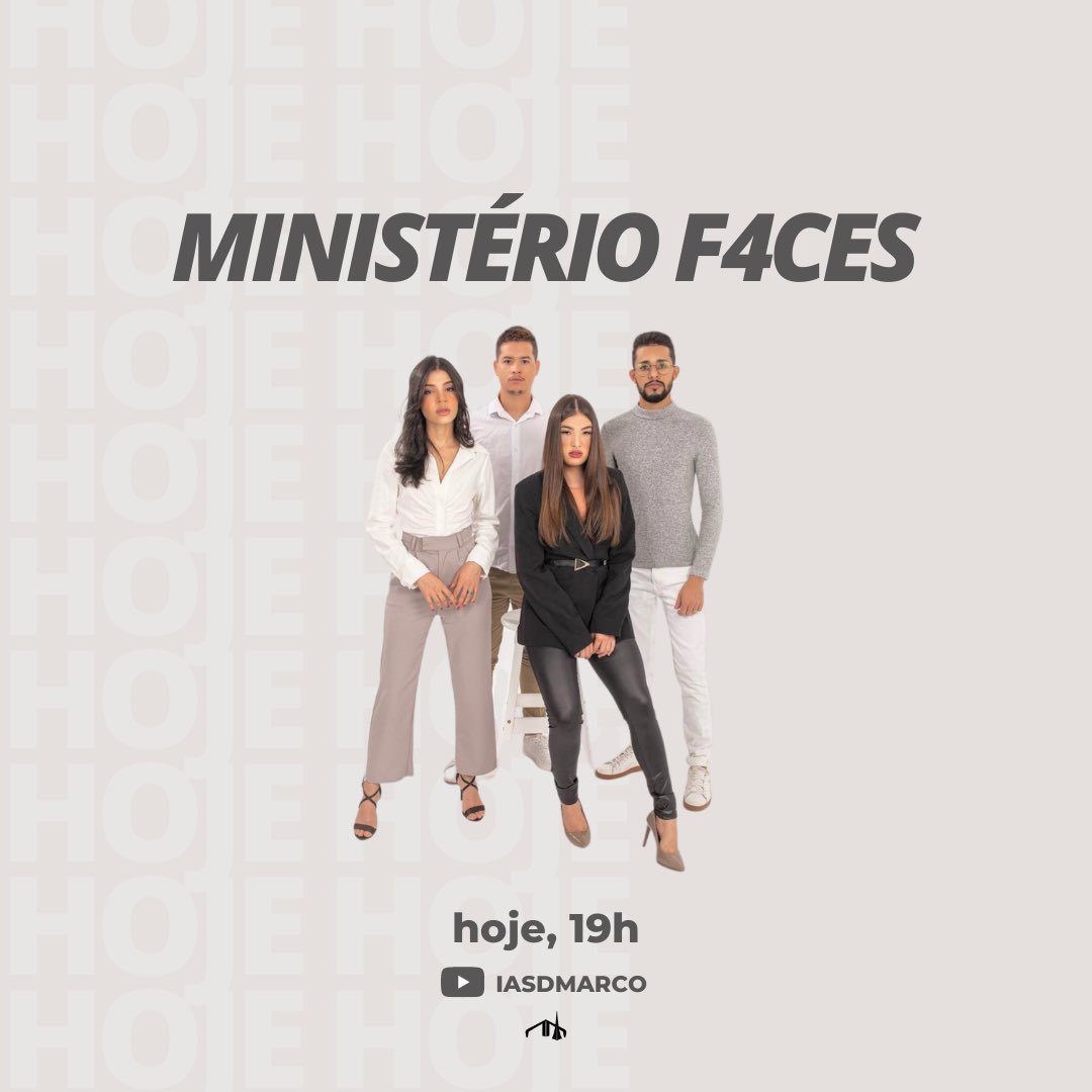 IasdMarco's tweet photo. Hoje receberemos o @ministeriof4ces com transmissão ao vivo pelo nosso canal!

⏰ 19h

🎥 https://t.co/nNYElbVKbP https://t.co/yi8Om3GrBV