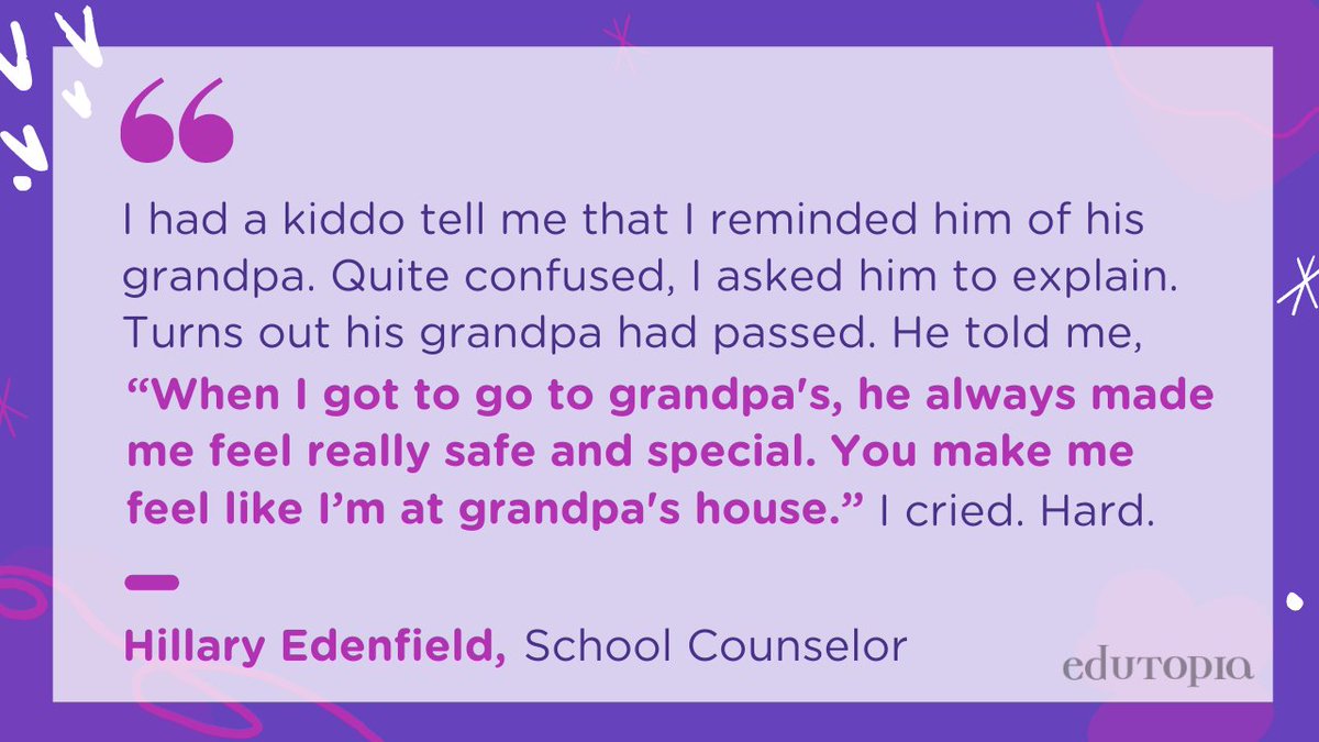 edutopia's tweet photo. Educators make a difference. https://t.co/8EfZicxrCG
