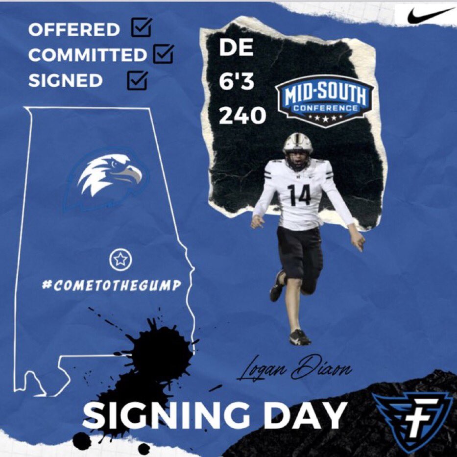 logan_dixon4's tweet photo. COMMITTED!!! 🦅🦅@BlaineLKMiller @FaulknerFTBL @FaulknerATHL https://t.co/zitJ9R3JKX