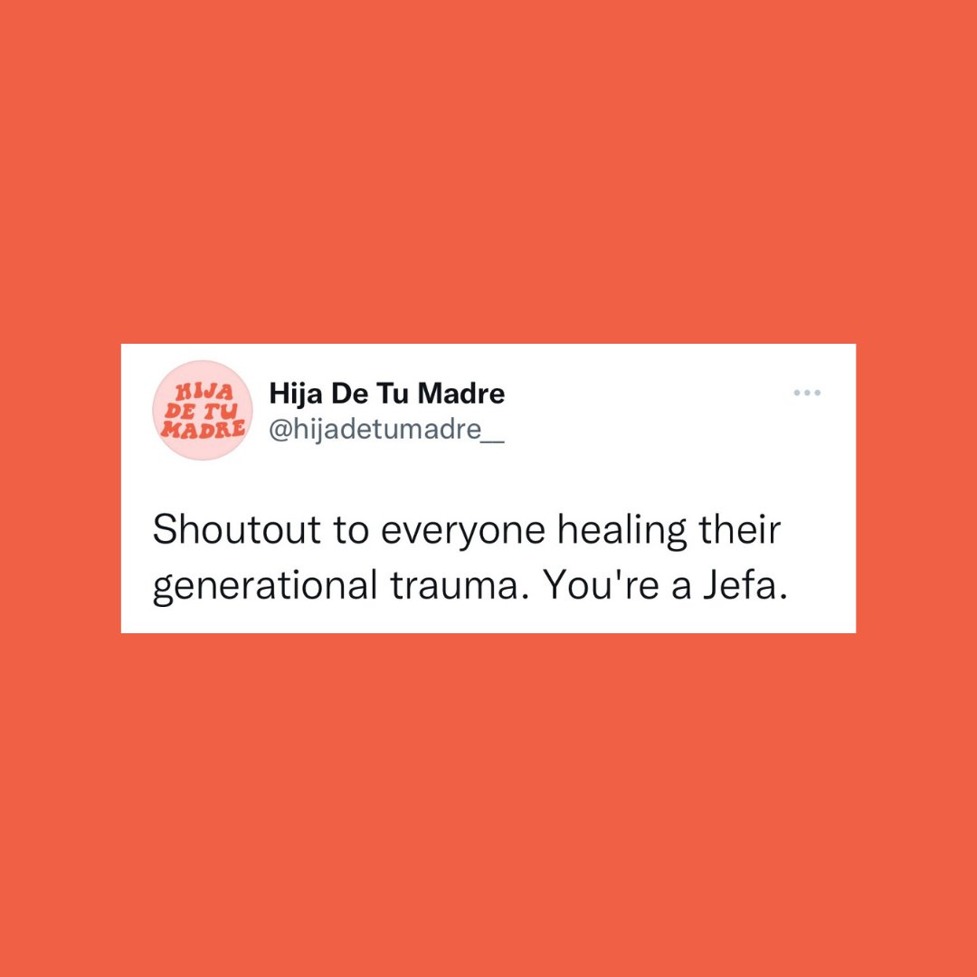 hijadetumadre__'s tweet photo. I'm proud of you Jefa. Healing that 1st gen trauma is needed for the soul. Make the initiative to start those needed conversations with your family. You got this Jefa💖!
Friendly reminder: #JefaDay is March 31st🗓️ https://t.co/gVouLX5mk9