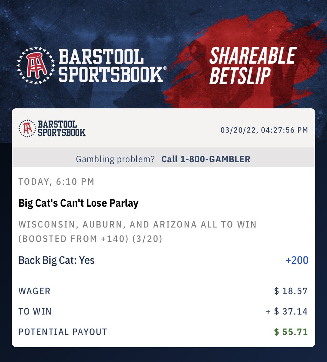 bbergerwvu's tweet photo. Having my son born tomorrow but tonight I’m riding with ⁦@BarstoolBigCat⁩ #BarstoolSportsbook #MakeItPermanent https://t.co/iyAwRQZHRQ https://t.co/IdDiQ1riuP