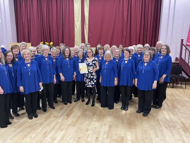 1st place and an outstanding grading at Rothwell Music Festival!! First festival in 2.5yrs - so good to be back! I was very nervous but the choir were with me all the way!! So proud of them all! We are looking for new members - Thursdays 7.30-9.30 in Stanley, Wakefield. Join us!
