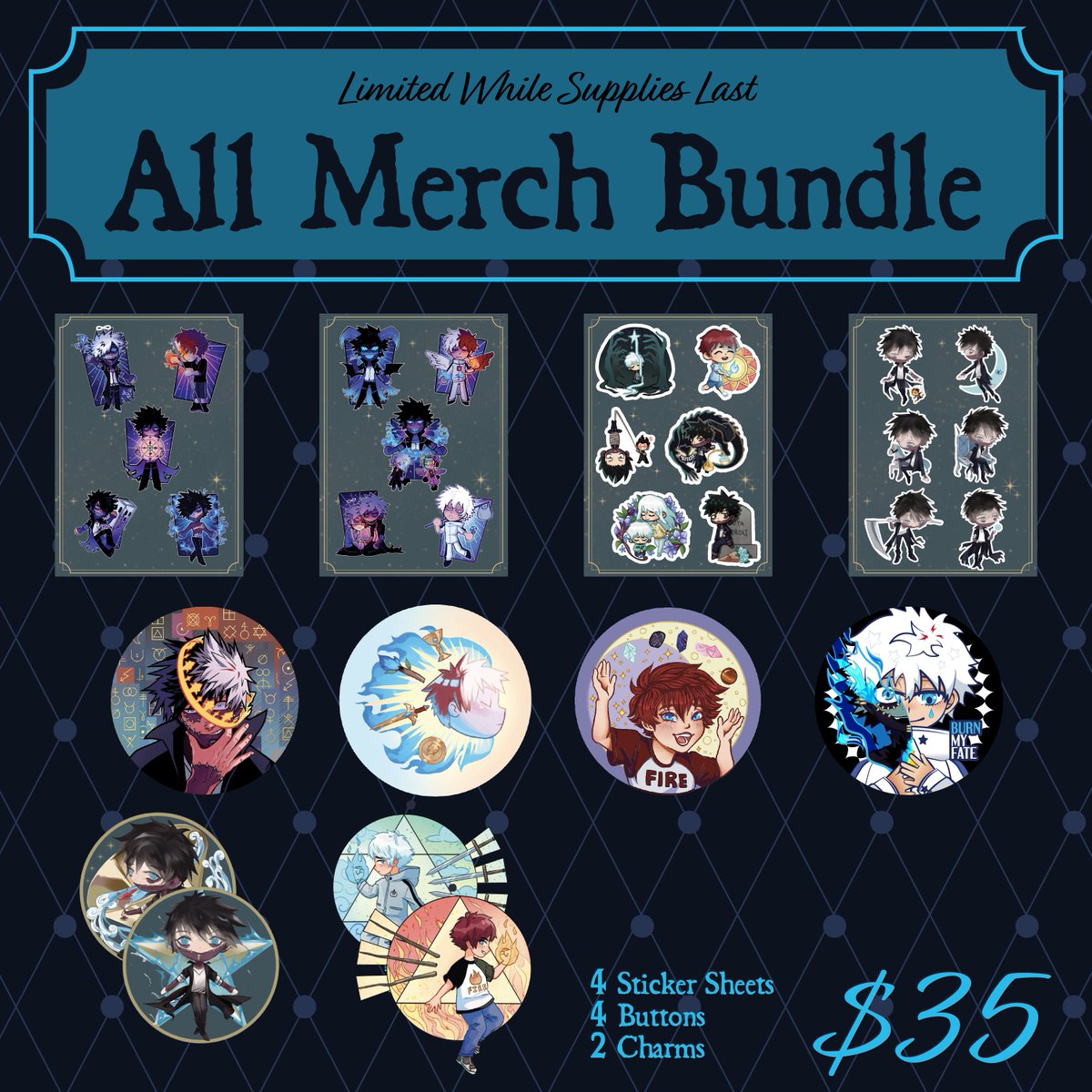 DabiTarot's tweet photo. Leftover sales are OPEN!! This is the last time our shop will be opened, don't miss out‼️

Shop link: https://t.co/MRT91p5cEM https://t.co/kXve6tUEUU
