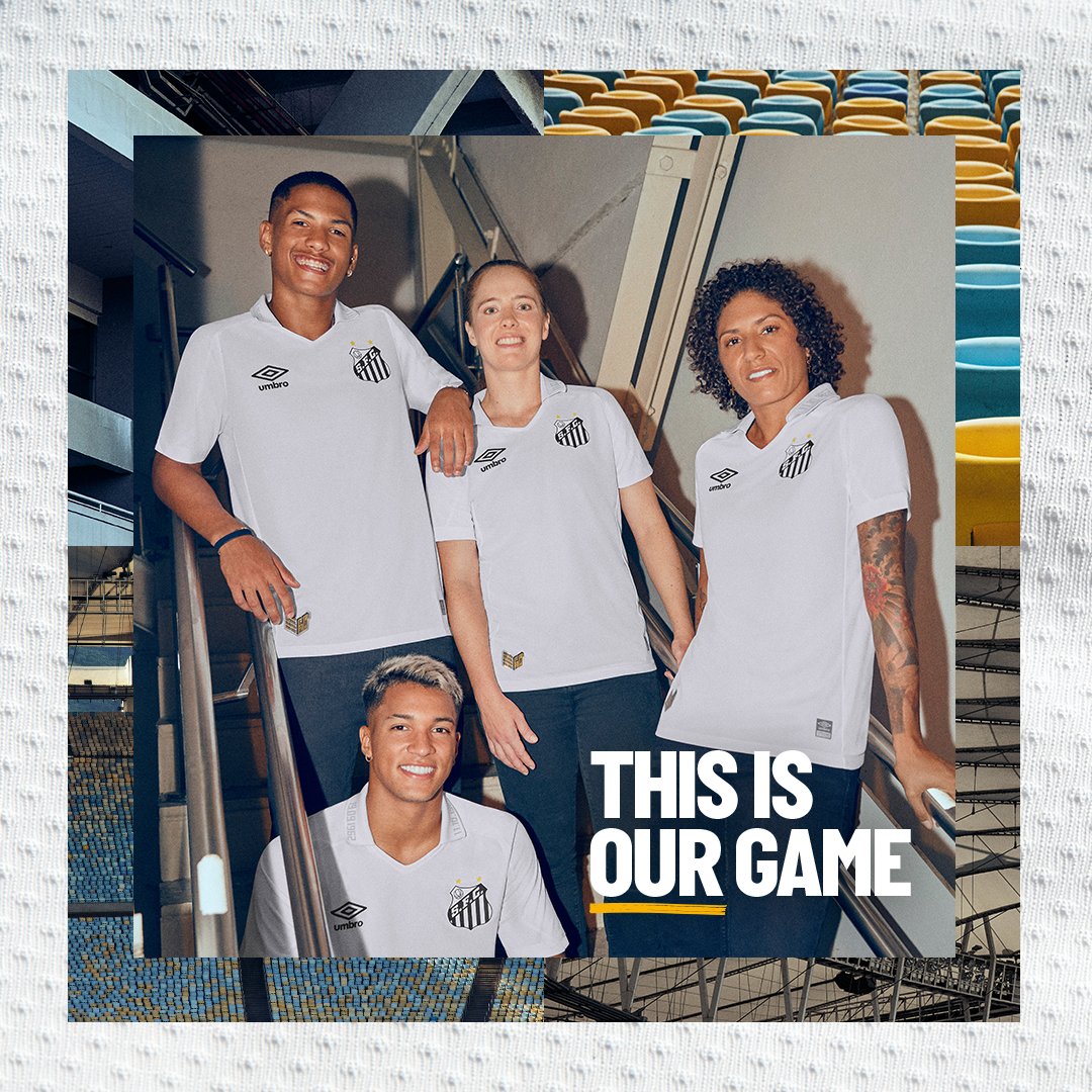 SantosFC's tweet photo. Uma camisa que carrega 110 anos de história e o orgulho de ser o primeiro clube brasileiro a conquistar o mundo. @UmbroBrasil 

#SantosDoMundo #ThisIsOurGame https://t.co/dxoJi1f2rk